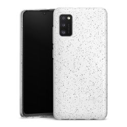 Silicone Glitter Case silver glitter